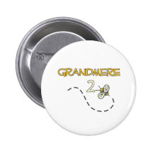 Grandmere 2 Bee Pinback Button