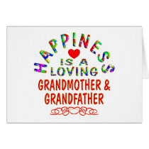 Grandmother & Grandfather Happiness cards