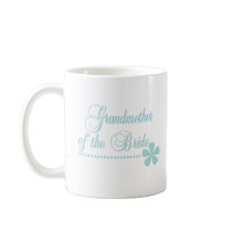 Grandmother of Bride Teal Elegance Mug