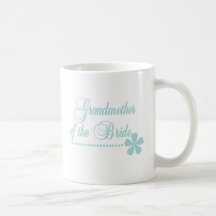 Grandmother of Bride Teal Elegance Mug