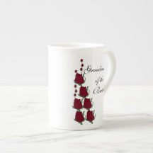Grandmother of the Bride China Mug Porcelain Mugs