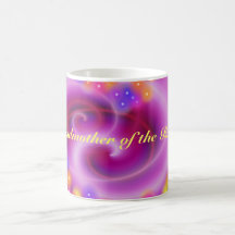 Grandmother of the Bride Swirly Heart Mug