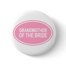 Grandmother of the Bride Wedding Oval Pink buttons