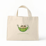 Grandmother of Twins Peas in a pod Canvas Bags