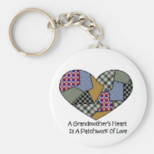 Grandmother Patchwork Keychain
