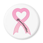 Grandmother Pink Ribbon Magnet