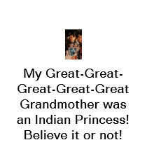 Grandmother was an Indian Princess T-shirt
