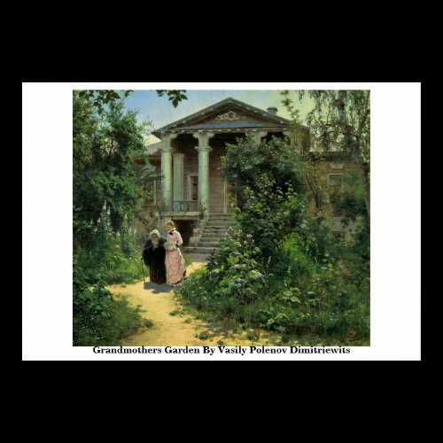 Grandmothers Garden By Vasily Polenov Dimitriewits Print