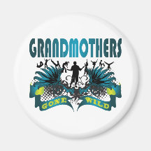 Grandmothers Gone Wild Fridge Magnets