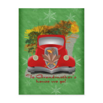 Grandmother's House Holiday Postcard