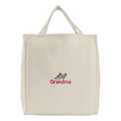 Grandmothers Vintage Shoe Embroidered Bag by mothersdaytshirts