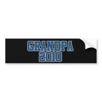 Grandpa 2010 bumper stickers by FamilyCares Grandpa 2010 bumper stickers