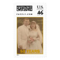 Grandpa and Grandma cropped.jpg, 50 YEARS postage