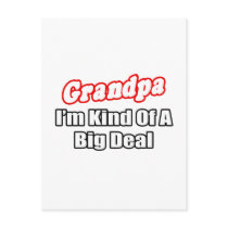 Grandpa...Big Deal Postcard