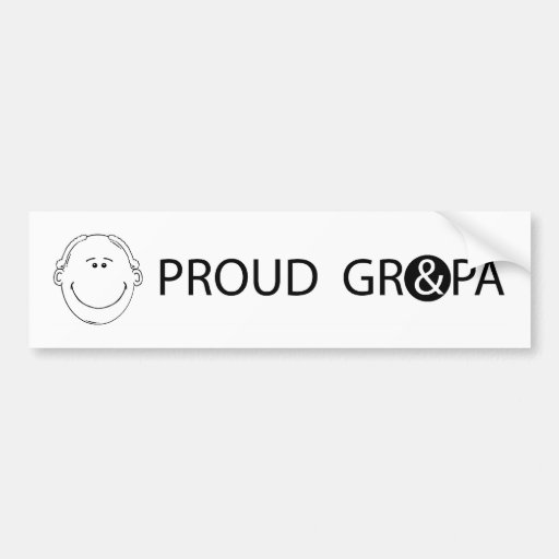 GRANDPA_BUMPER STICKER2 PEGATINA DE PARACHOQUE