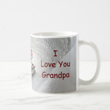 Grandpa Christmas - I Love You Penguin Coffee Mug