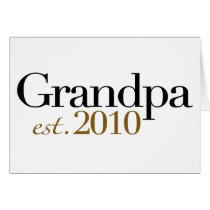 Grandpa Est 2010 cards