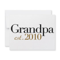 Grandpa Est 2010 invitations