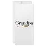 Grandpa Est 2010 Custom Rack Cards