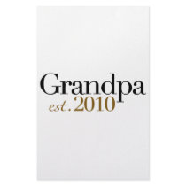 Grandpa Est 2010 Stationery