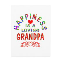 Grandpa Happiness postcards