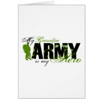 Grandpa Hero 3 - ARMY Greeting Card