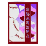 Grandpa - I Love You More Than You Love Baseball Card