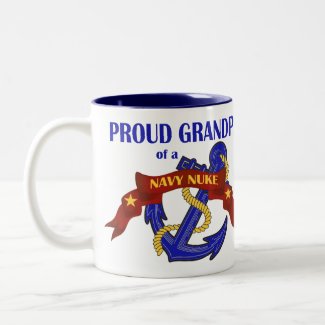 Grandpa of a Navy Nuke mug