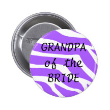 Grandpa Of The Bride Pinback Button