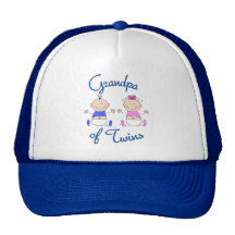 Grandpa of Twin Babies Hat