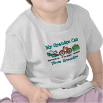 Grandpa Outswim Outbike Outrun Triathlon Baby T-sh t-shirts