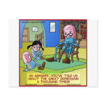 Grandpa Prozac Funny Gifts, Tees, Mugs, Cards Etc postcards