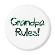 Grandpa Rules! Fridge Magnets