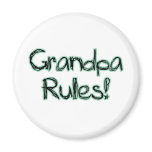Grandpa Rules! magnets