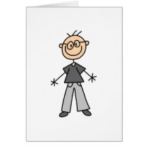 Grandpa Stick Figure Card