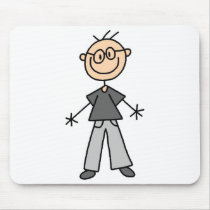 Grandpa Stick Figure Mousepad by stick_figures Grandpa Stick Figure Mousepad