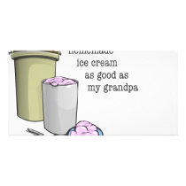 Grandpa the ice cream maker photo cards by cooperette Grandpa the ice cream maker photo cards