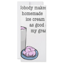 Grandpa the ice cream maker rack cards by cooperette Grandpa the ice cream maker rack cards