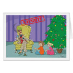 Grandpa Tree Lights Greeting Cards