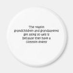 Grandparents and Grandchildren quote Refrigerator Magnet