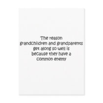 Grandparents and Grandchildren quote postcards