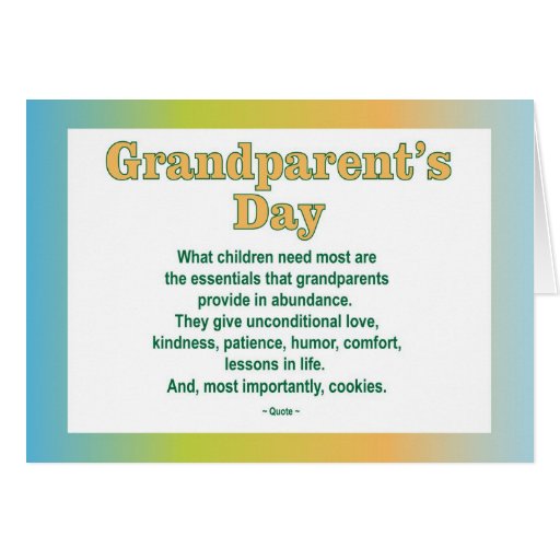 Grandparents Day 2 Greeting Card Zazzle