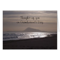 Grandparents Day Card Sunrise Over The Sea