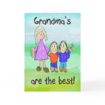 Grandparent's Day Grandma Whimsical Card