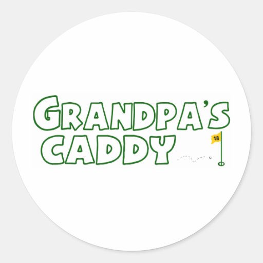 Grandpa's Caddy Stickers