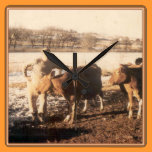 Grandpa's Farm wall clocks