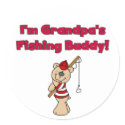 Grandpas Fishing Buddy stickers