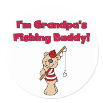 Grandpas Fishing Buddy stickers by toddlersplace Grandpas Fishing Buddy stickers