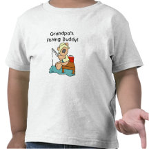 Grandpa's Fishing Buddy Tshirts