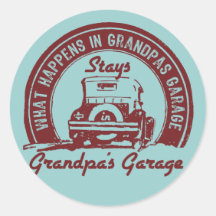 Grandpa's Garage Sticker